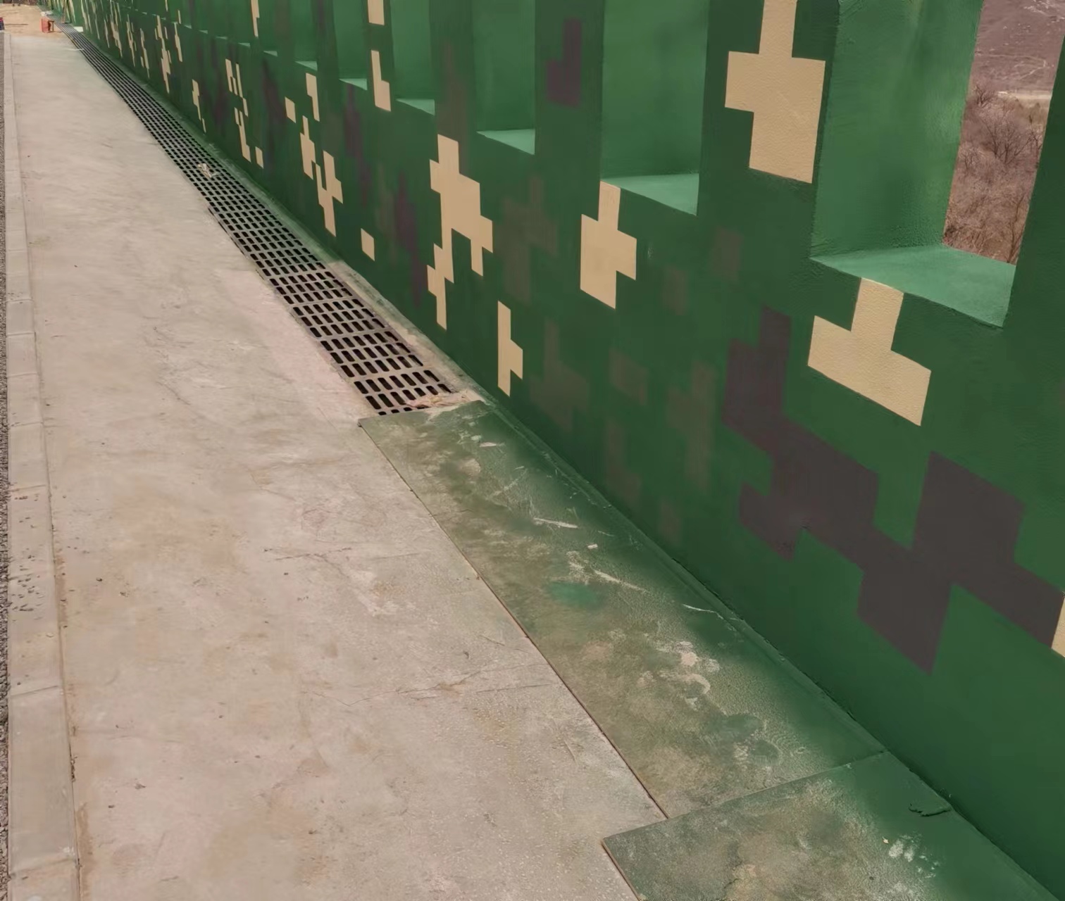 张掖围墙迷彩喷涂,数迷彩漆